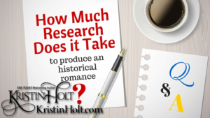 Kristin Holt | How Much Research Does It Take?