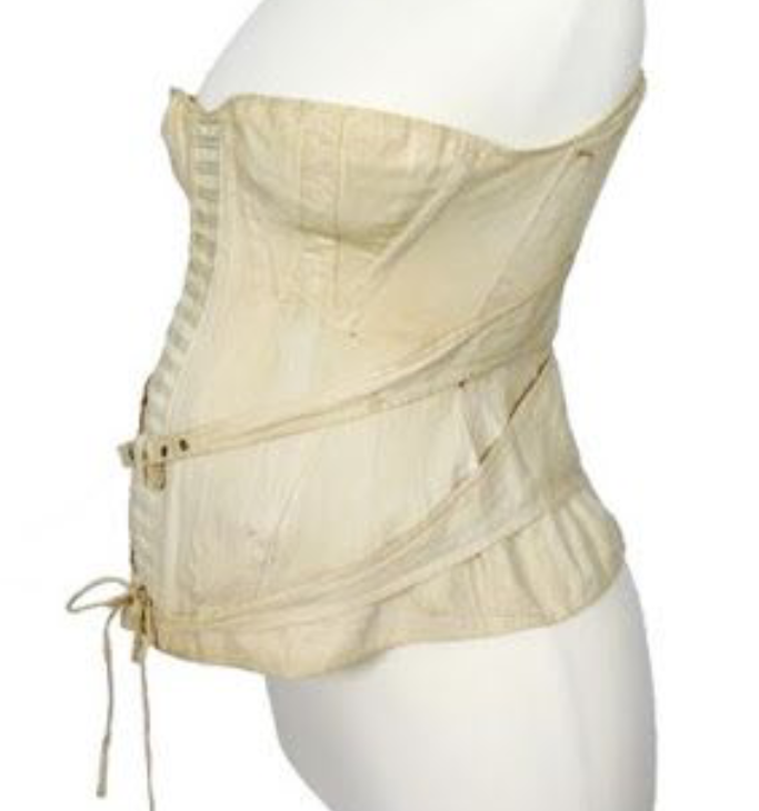 Kristin Holt | Corsets in the Era: Yes, even Maternity Corsets. Image of antique Maternity Corset, image via tumblr
