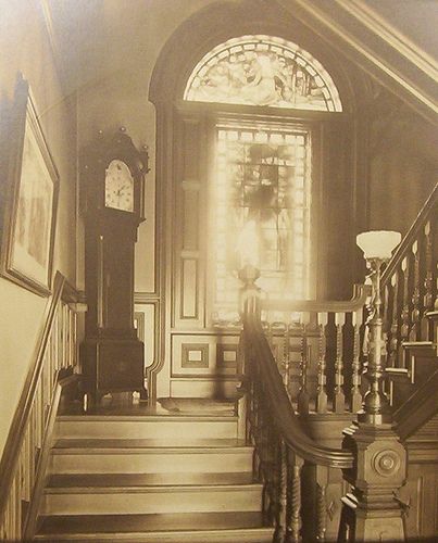 Kristin Holt | Top 5 Reasons READERS of Western Historical Romance Benefit from Visiting Historical Museum Residences. Vintage photograph of a home's stairway, dated 1880s. Image courtesy of Pinterest.