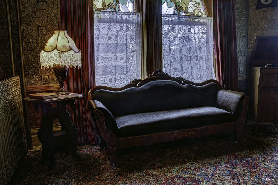 Kristin Holt | Top 5 Reasons AUTHORS of Western Historical Romance Benefit From Visiting Historical Museum Houses. Photograph of Molly Brown's Horsehair Sofa. Image Courtesy of Molly Brown.org. See Link.