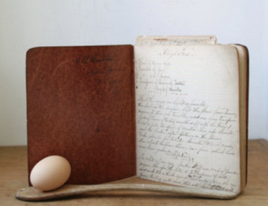 Kristin Holt | Book Reviewâ€“Things Mother Used to Make: A Collection of Old Time Recipes, Some Nearly One Hundred Years Old and Never Published Before. Photo of Antique Handwritten Recipe Journal, 1800s. For sale on Etsy.