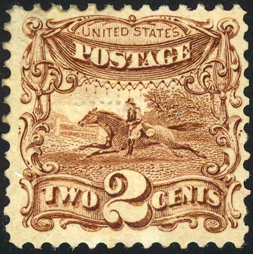 Kristin Holt | BOOK REVIEW: The Pony Express by Charles River Editors. Image: National Bank Note Company--U.S. Post Office /Hi-res scan of postage stamp issued 1869. Image shows 2 cent United States Postage with an etching of the Pony Express rider. [Image: Public Domain]