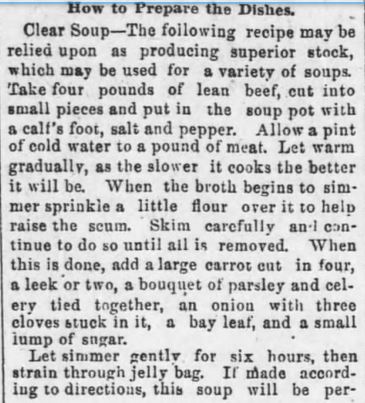 Kristin Holt | A Victorian Menu for New Year's Day, 1892. How to prepare dishes New Year's menu part 1.