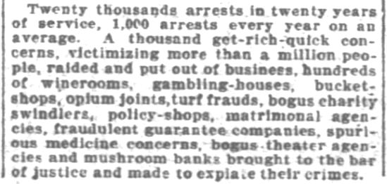 Kristin Holt | Nineteenth Century Mail-Order Bride SCAMS, Part 5. The final paragraph of an article reporting Wooldridge's resignation from the Chicago Police Force. The Inter Ocean, Chicago, Illinois, 28 December 1909.