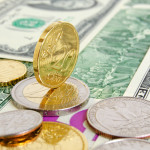 Euro dollar in international currency markets.