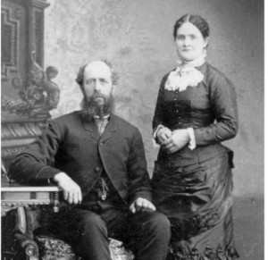 Jay Hemsley and his wife Sarah Baines Hemsley on their wedding day; image from OBJECT: Matrimony, by Chris Enss, p. 105