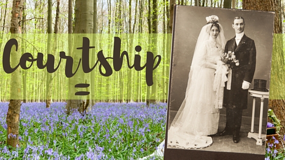Kristin Holt | The Proper (and safe) Way to Terminate a Victorian American Courtship. Image: Courtship = Marriage.