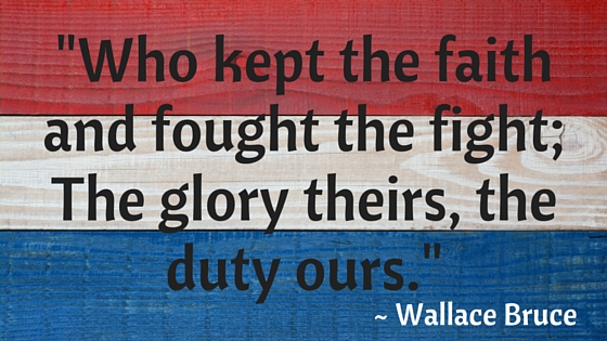 Kristin Holt | Victorian America Observes Memorial Day. Stylized Memorial Day image: "Who kept the faith and fought the fight; The glory theirs, the duty ours." ~Wallace Bruce 