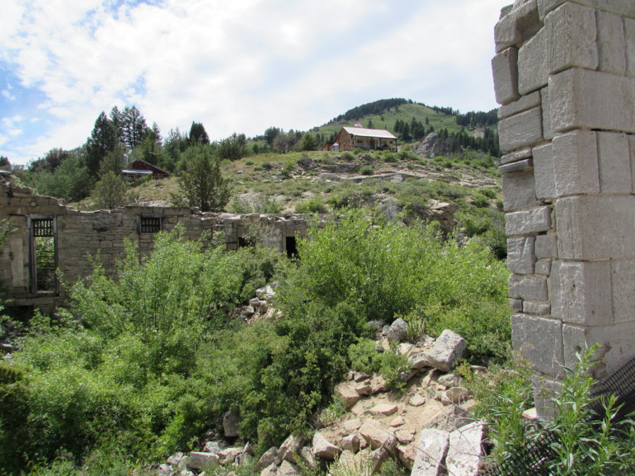 Kristin Holt | Historic Silver City, Idaho. Partially standing remains of stone-walled buildings in Silver City. Photographed by Kristin Holt, 2016.