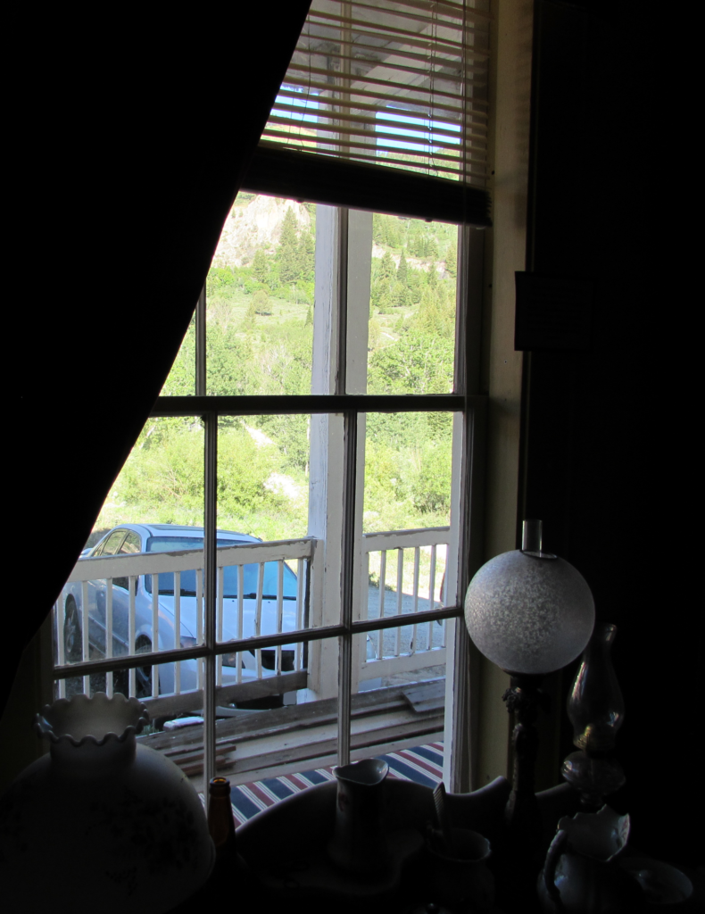 Kristin Holt | Historic Idaho Hotel in Silver City. View through the window of the Ladies' Parlor.