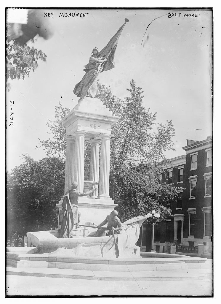 Kristin Holt | Victorian America Observes Flag Day. Key Monument in Baltimore, Maryland. Image: Public Domain.