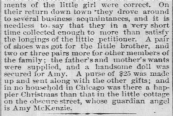 Kristin Holt | Victorian Letters to Santa. The Cincinnati Enquirer of Cincinnati, Ohio, on December 28, 1876. Part 2 of 2.