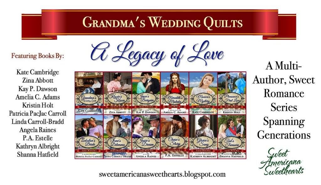 Kristin Holt | Kristin Holt | New! Grandma's Wedding Quilts Series. "Grandma's Wedding Quilts: A Legacy of Love; A Multi-Author, Sweet Romance Series Spanning Generations."