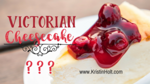 Kristin Holt | Victorian Cheesecake? Related to Victorian America's Oleomargarine.