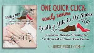 Kristin Holt | One Quick Click: Walk a Mile in My Shoes