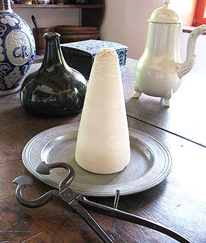 Kristin Holt | Victorian Fare: Cookies. Photo of Victorian-style sugar cone (sugar loaf). Courtesy of Pinterest.
