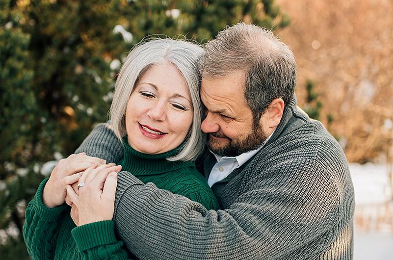 Kristin Holt and husband, celebrating thirty-one years of marriage. Photo copyright Kylee Ann Studios.