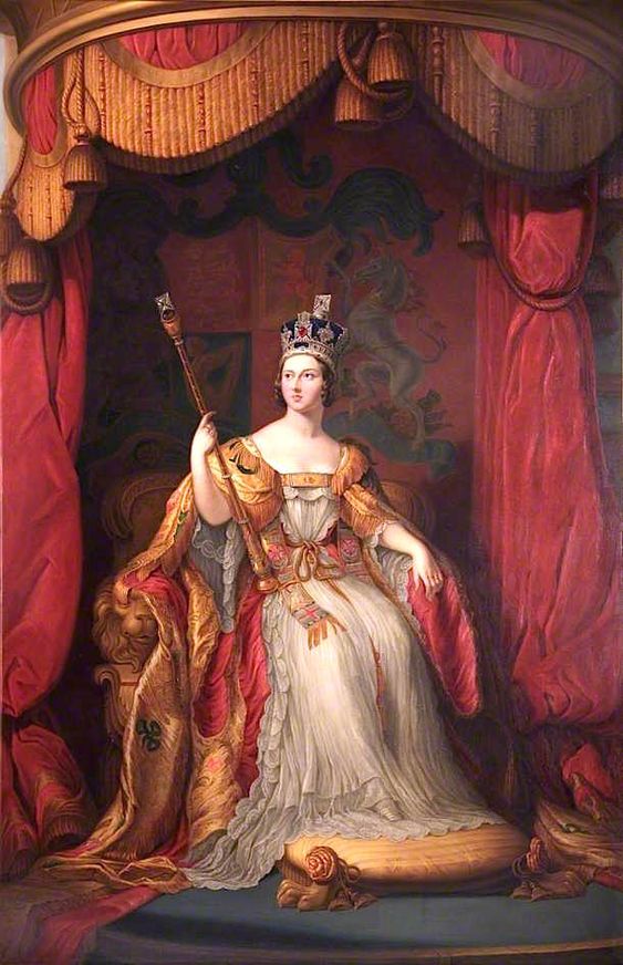 Kristin Holt | Victorian Era: The American West. Image: Painting of Queen Victoria in Coronation Robes