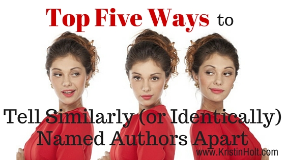 Top Five Ways to Tell Similarly (or Identically) Named Authors Apart