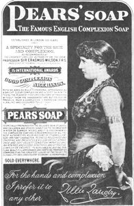 Kristin Holt | Celebrities Endorse Pears' Soap in 1880's Magazines. A Female Endorser of Pears' Soap states, "For the hands and complexion, I prefer it to any other."