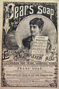 Kristin Holt | Celebrities Endorse Pears' Soap in 1880's Magazines. Pears Soap advertisement