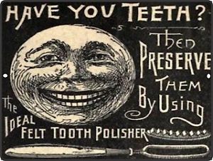 Kristin Holt | Victorian Era Dentistry Advertisements. Vintage Tooth Care Advertisement for Felt Tooth Polisher, 1883.