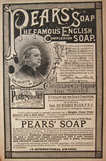 Celebrity Endorsement of Pears' Soap by Henry Ward Beecher.