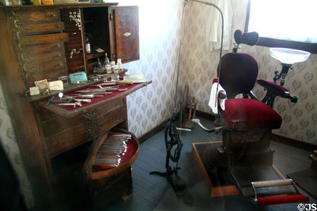Kristin Holt | Old West Dentistry. Contemporary photograph: Victorian Dentist Office with Antique Instruments