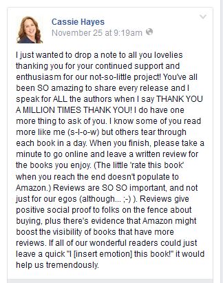 Kristin Holt | How to EASILY Write Helpful Book Reviews. Cassie Hayes Quote from FB about book reviews