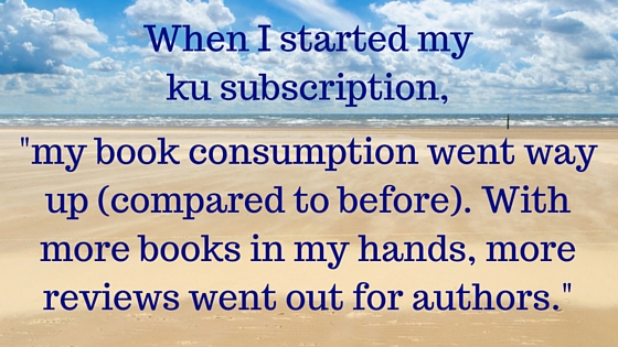 Kristin Holt | What Western Historical Readers Said About Kindle Unlimited WILL Surprise You... "When I started my ku subscription, "my book consumption went way up (compared to before). With more books in my hands, more reviews went out for authors."