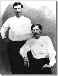 Kristin Holt | Book Review: Legends of the Wild West: Tombstone, Arizona (by Charles River Editors). Vintage photograph: Bat Masterson and Wyatt Earp in Dodge City, 1876.