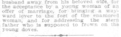 Kristin Holt | Nineteenth Century Mail-Order Bride SCAMS, Part 6. Chicago Standard Correspondence Club, from the Pittsburgh Daily Post on November 9, 1902. Part 6 of 6.