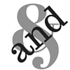 Kristin Holt | "And"; a stylized ampersand with 'and'