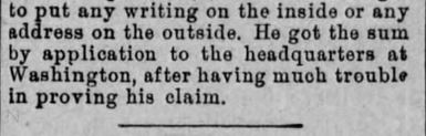 Kristin Holt | Nineteenth Century Mail-Order Bride SCAMS, Part 7. "Duped People: How the Postal Department Stands Between the Sharper and Unsuspecting." From The Plain Speaker of Hazelton, Pennsylvania. July 7, 1890. Part 3 of 3.