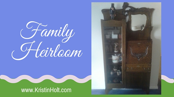 Kristin Holt | Victorian Combination Desk and Book Cabinet. Family Heirloom image: Secretary.