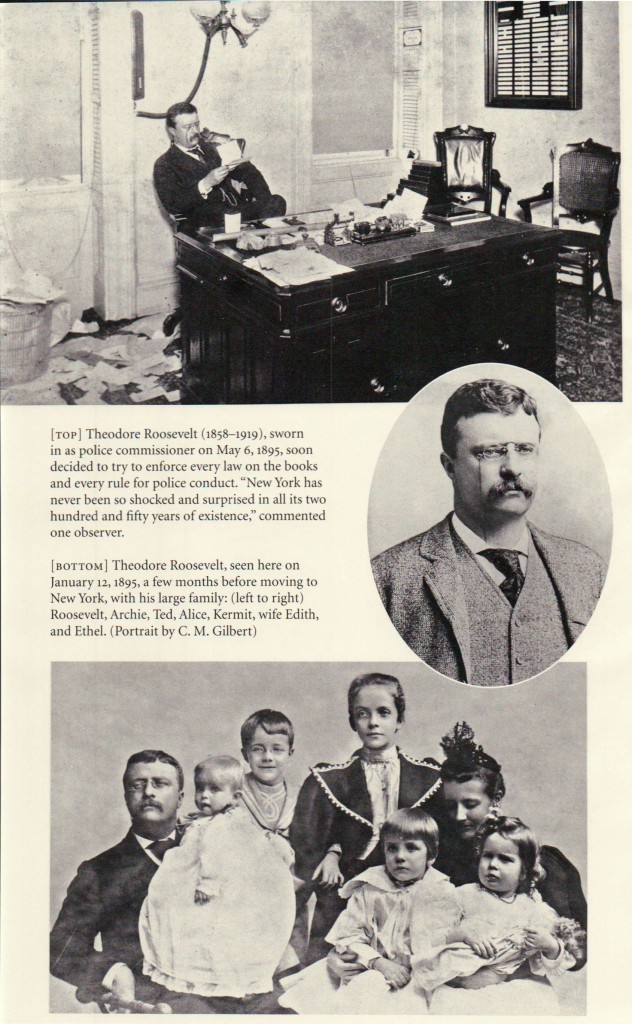 Kristin Holt | BOOK REVIEW: Island of Vice, by Richard Zacks. Full page layout including three photographs of Theodore Roosevelt. From ISLAND OF VICE, center section of hardback.