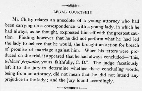 Kristin Holt | Victorian American Romance and Breach of Promise. A Correspondence Courtship deemed a Legal Courtship in Breach of Promise case. From Marriage and Home; or Proposal and Espousal, A Christian Treatise.