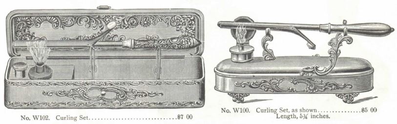 Kristin Holt | Victorian Curling Irons. Curling Irons sold by Marshall Fields Catalog, 1896.