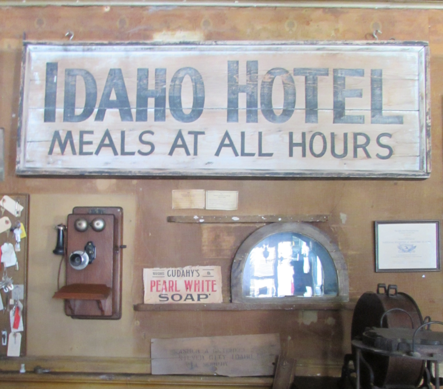 Kristin Holt | Historic Idaho Hotel in Silver City. Check-in area of the historic Idaho Hotel.