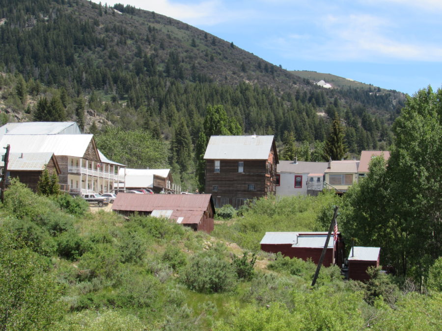 Kristin Holt | Historic Silver City, Idaho. The Idaho Hotel, left. Photograph by Kristin Holt in 2016.