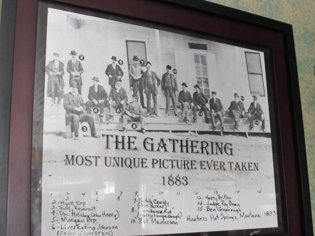 Kristin Holt | Historic Idaho Hotel in Silver City. The hotel's display walls are filled with so much history! This photograph hangs in the dining room/bar of the historic Idaho Hotel, Silver City, Idaho.