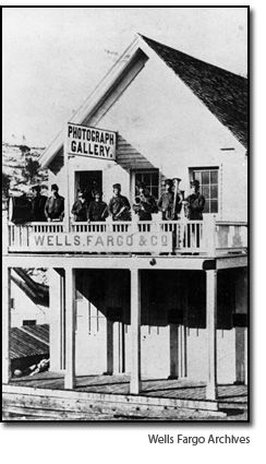 Kristin Holt | Historic Silver City, Idaho. Vintage photograph of Wells Fargo in Silver City, Idaho. Image courtesy of Pinterest.