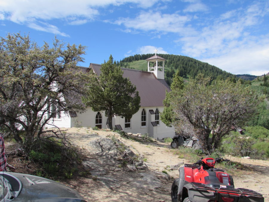 Kristin Holt | Silver City, Idaho’s Historic Church 1898. Exterior view of historic church. Photographed by Kristin Holt, 2016.