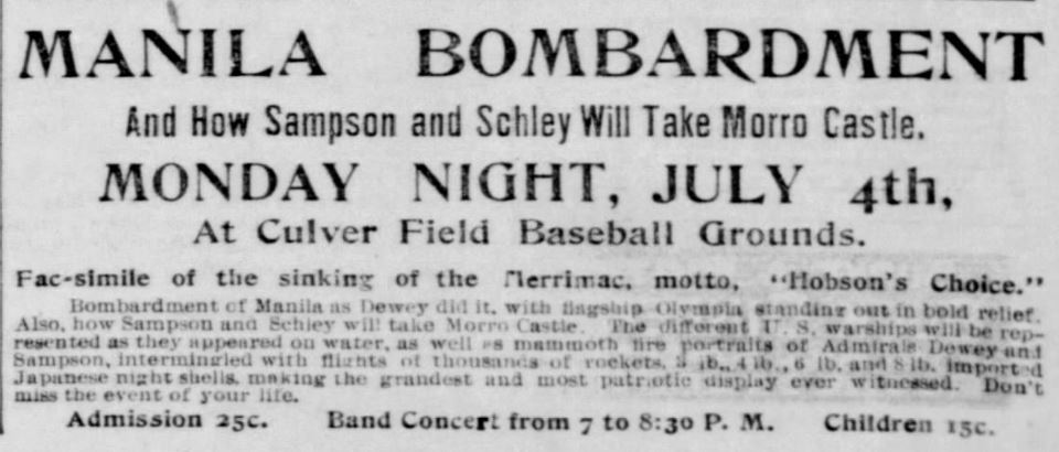 Kristin Holt | Victorian America Celebrates Independence Day. Battle reenactment. Democrat and Chronicle of Rochester, New YOrk, on June 22, 1898.