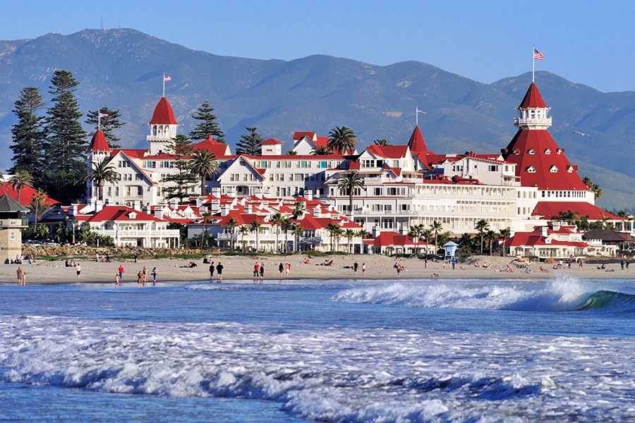 Kristin Holt | Victorian Summer Resorts. Contemporary image: Hotel Del Coronado today. Image courtesy of Hotel Del Coronado, via Architectural Digest