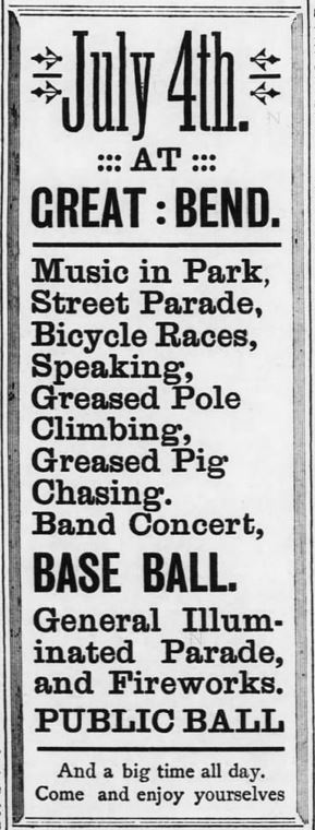 Kristin Holt | Victorian America Celebrates Independence Day. The Great Bend Weekly Tribune of Great Bend, Kansas, on June 21, 1895