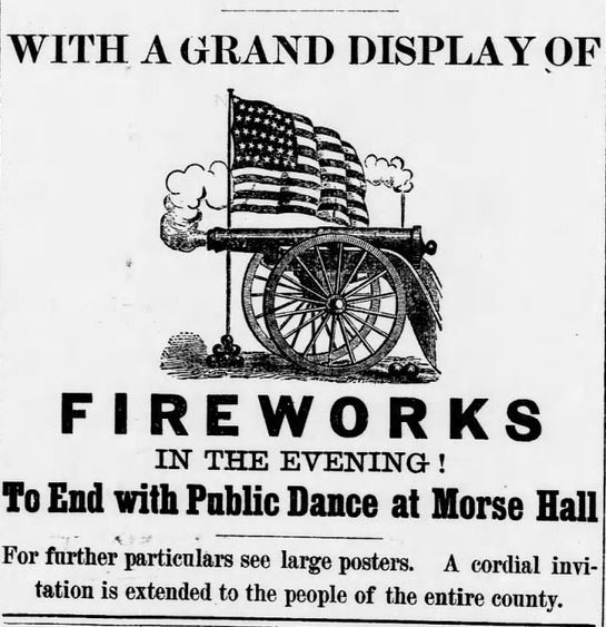 Kristin Holt | Victorian America Celebrates Independence Day. Old-Time Celebration. Part 2. The Philipsburg Mail of Philipsburg Montana on June 13, 1889.