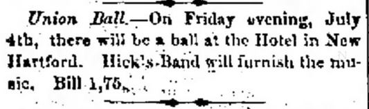 Kristin Holt | Victorian America Celebrates Independence Day. Union Ball. Cedar Falls Gazette of Cedar Falls, Iowa, on June 13, 1862