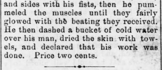 Kristin Holt | Old West Barber Shops. Chinese shave. Part 2. Osage County Chronicle of Burlingame, Kansas on September 6, 1872