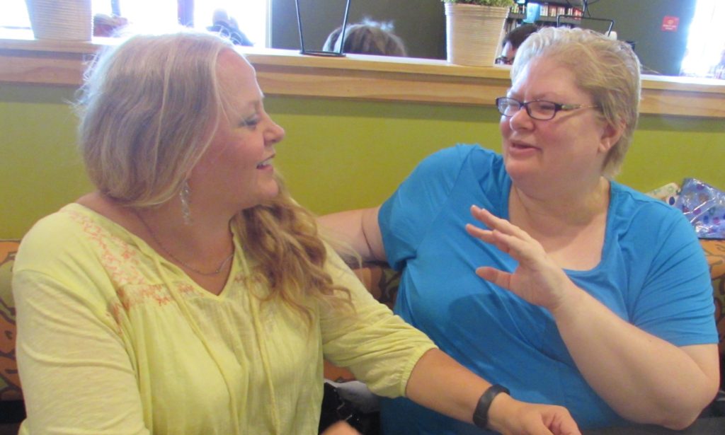 Kristin Holt | Meet Utah Authors of Western Historical Romance. Kelli Ann Morgan (left) and Kirsten Osbourne (right).